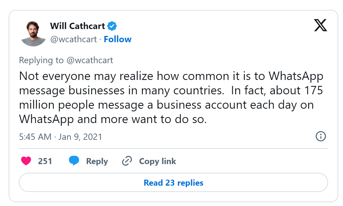 WhatsApp 负责人 Will Cathcart.png 