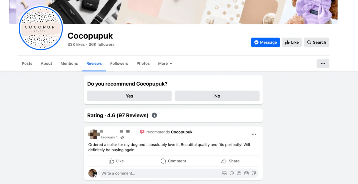 Cocopup在其Facebook主页.webp 